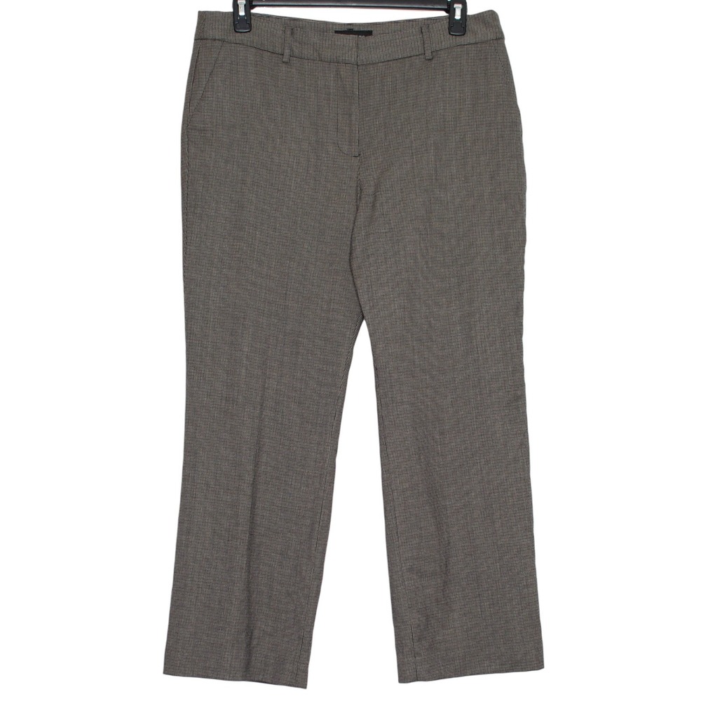 Talbots Pants Newport Wool Preppy Business Casual Office Workwear Brown Size 16P